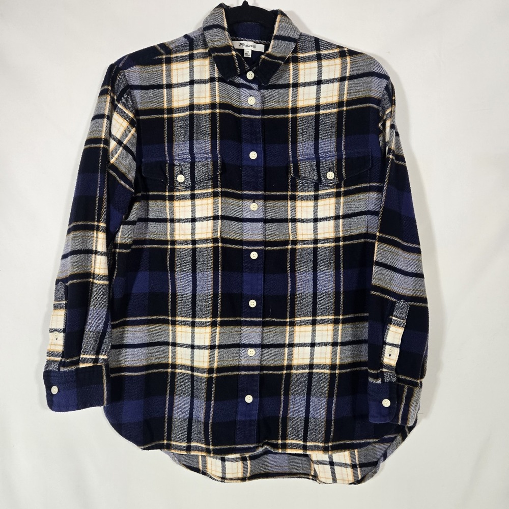 Madewell Plaid Buttondown | 100% Cotton | Size Women's XS